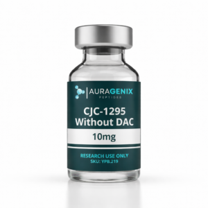CJC-1295 without DAC research peptide laboratory vial