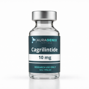 Cagrilintide research peptide lyophilized vial
