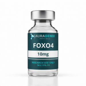 FOXO4 research peptide laboratory vial