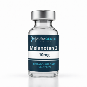 Melanotan 2 research peptide laboratory vial