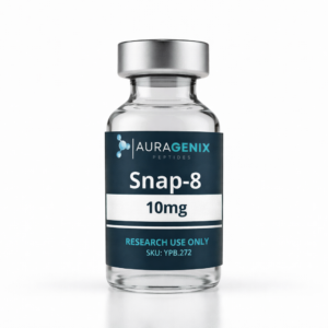 SNAP-8 research peptide laboratory vial