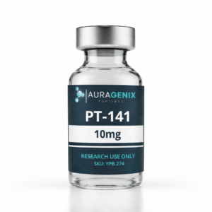 PT-141 research peptide laboratory vial